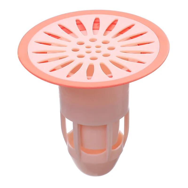 Shower Drain Stopper Bathroom Floor Drain Deodorant Core Kitchen Sink Drain Strainer Filter Hair Trap Plug Toilet Sewer Cover