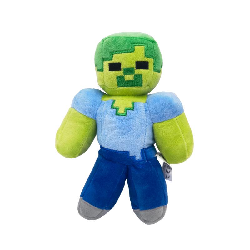 Minecraft Plush Toy Set: Iron Golem, Creeper, Zombie, Fox, Panda