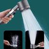4 Modes Handheld Shower Head with Brush Cotton Filters One-click Stop Water Saving High Pressure Showerhead for Bathroom