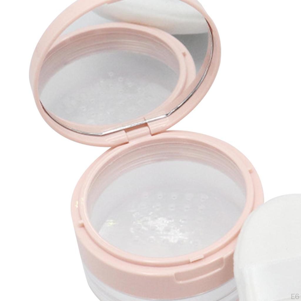 Empty Loose / with Sifter Lid Reusable DIY Cosmetic Jar/ Makeup