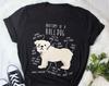 English Bulldog Shirt, , , Funny Dog Lover Gift, Cute White Bulldog T-shirt, Pet Tee, Dog Mom, Dog Dad, Dog Anatomy Clothes