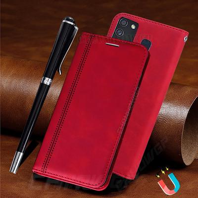 Sterke magneet leren flipcase voor Samsung Galaxy A52 A72 A12 A32 A42 5G A21S A51 A71 A01 A11 A21 A31 S20 FE S21 S30 Plus Ultra Wallet Book Cover