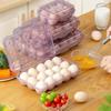 6/15/24 Grid Egg Storage Box with Anti-collision Partition Structure, Capable of Multi-layer Stacking and Pressure Resistance
