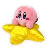 Official Kirby Warp Star Plush Toy, Approx. 24cm Mascot (Stylish)