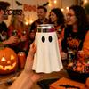 Festive Beverage Accessory Halloween Ghost Can Holder, Spooky Figurine Drink Reusable Flexible Holiday Table Decoration Cooler Sleeve, for Party