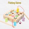 Wooden Children's Educational Magnetic Bee Fishing Game