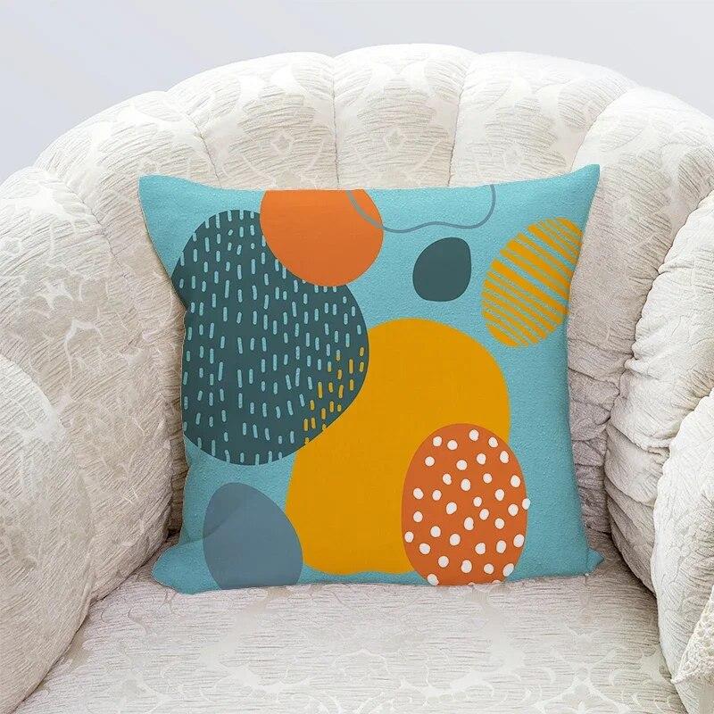 45x45cm Cute Cartoon Series Polyester Hold Pillowcase Kawaii Home Decoration Living Room Sofa Chair Car Bed Cushion Cover