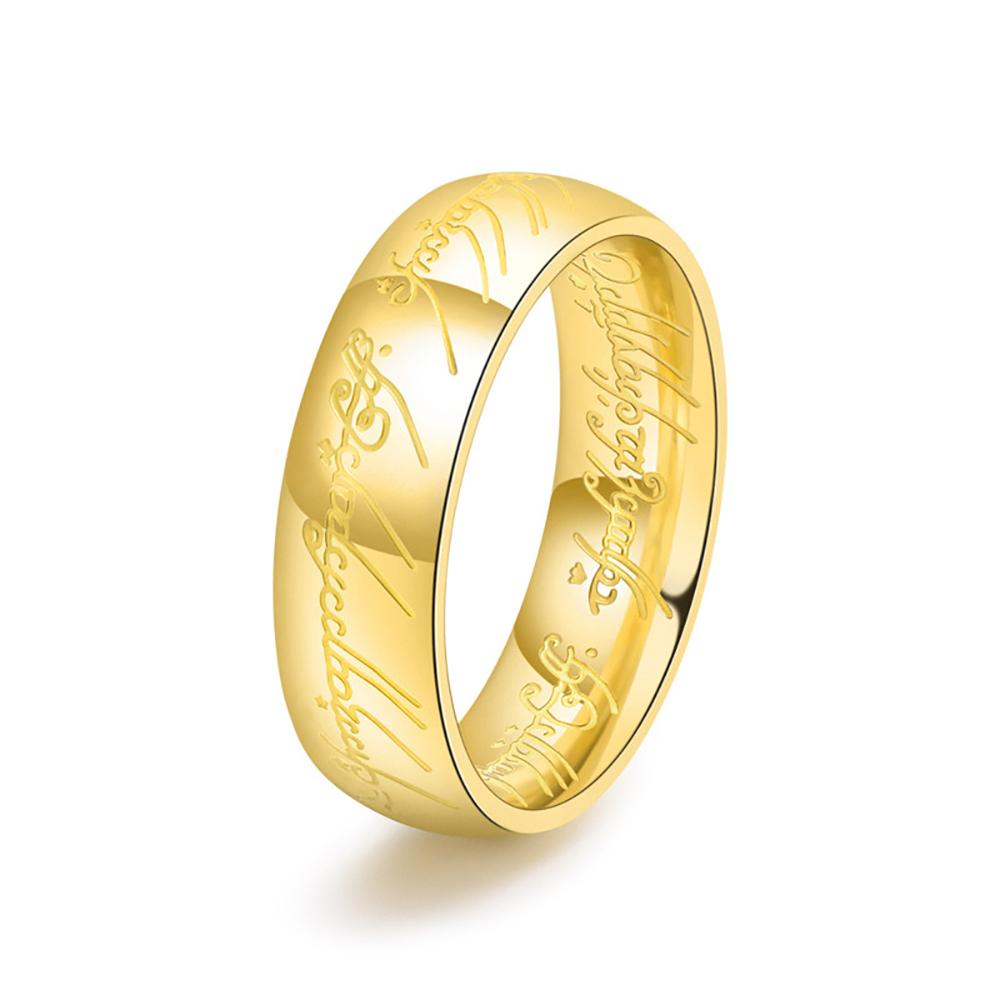 2025 Simple Magic Rings For Men Women Similar To Movies Carving Ring Fashion Jewelry Creativity Gift