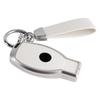 Leather Alloy Aluminum TPU Car Key White Case Cover For Benz GLC GLK CLS