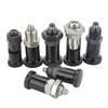 1PC Push Fit Ball Nose Spring Plunger KST214 Stainless Steel Spring Self-Locking Knob Return Knob Plunger Spring Indexing Plunger