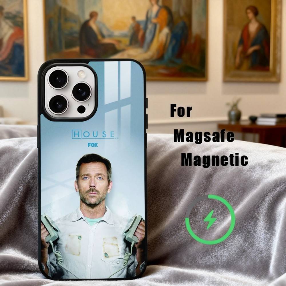 TV Drama D- Dr H-House-E Phone Case For iPhone17,16,15,14,13,12,11 Plus,Pro Max Magnetic For Magsafe Wireless Charging