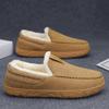 2025 Men's Lazy Slip-on Snow Boots, Winter Velvet Warm Fur Cotton Shoes for Northeast Men