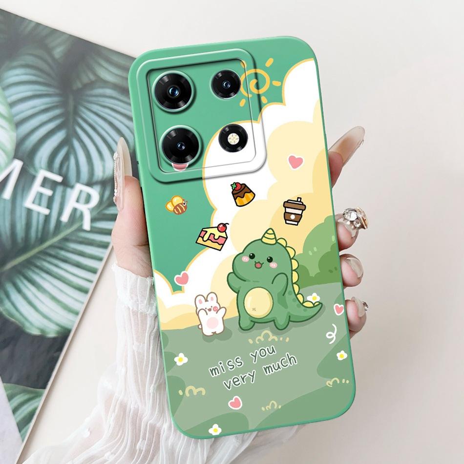 For Infinix Note 30 Pro Case Infinix Note 30i Note30 30Pro 4G Cute Panda Rabbit Cartoon Soft Silicone Shockproof Phone Cases