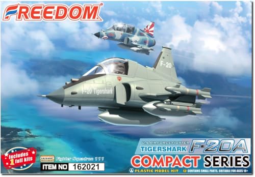 Freedom Model Kits Compact Series F-20A Tigershark Plastic Model Kit FRE162021 (Airplane)