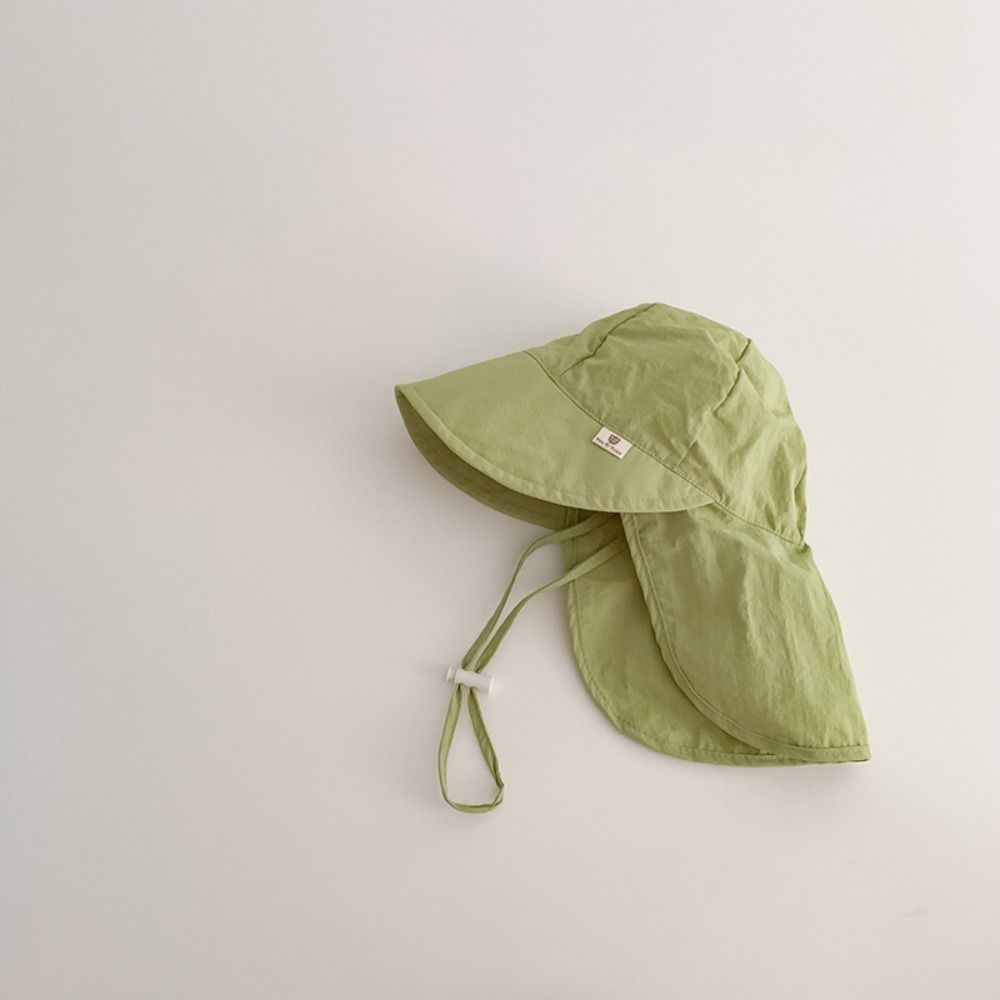 

Милая детская панама, пляжная кепка с большими полями, уличная солнцезащитная кепка для малышей зелёный