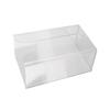 Wall Mounted Tissue Box Punch Free Tissue Holder Wall Hanging Mounted Translucent Toilet Paper Storage Box