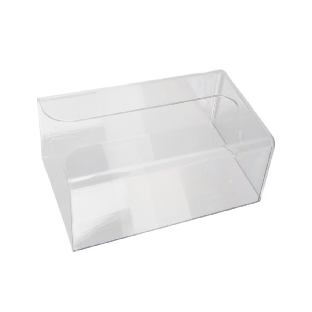 Wall Mounted Tissue Box Punch Free Tissue Holder Wall Hanging Mounted Translucent Toilet Paper Storage Box