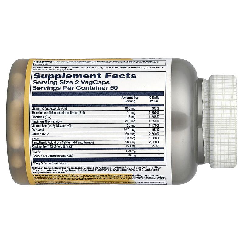 Balanced B-Stress™ with Vitamin C, 100 VegCaps