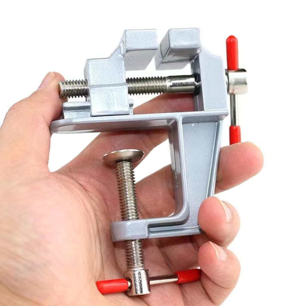 Portable Vise Strong Alloy Build Ensures Durability Multifunctional Design Easy To Install And Use For Crafting Projects