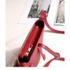 IELGY Soft Leather Messenger Bucket Bag Commuter Fashion Bag