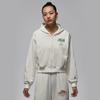 Women's Hooded Cropped Knit Jacket