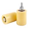 2PCS 50X70Mm PP Steel Flat Roller Bearing Guiding Wheel 6201 M12 Screw for Electric Door Sliding Gate