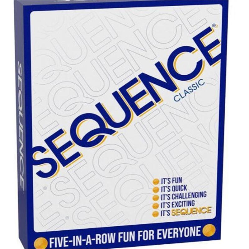 SEQUENCE GAME: Sequence Maze Fancy Gomoku Table Card Party Chess