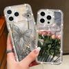 Creative Butterfly Bling Diamond Case For iPhone 17 Air 16e 16 14 15 13 17 Pro Max 15 16 Plus 17 Soft TPU Silicone Phone Cover