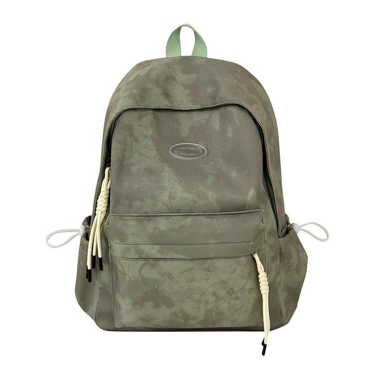Schultasche für Mädchen, Waldstil, hoher ästhetischer Wert, vielseitiger japanischer minimalistischer einfarbiger frischer Rucksack, Rucksack mit großem Fassungsvermögen für die Mittelstufe