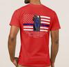 Thin Blue Line USA Flag The Archangel St Michael Pray TShirt 100 Cotton ONeck Short Sleeve Casual Mens Tshirt Size S3XL