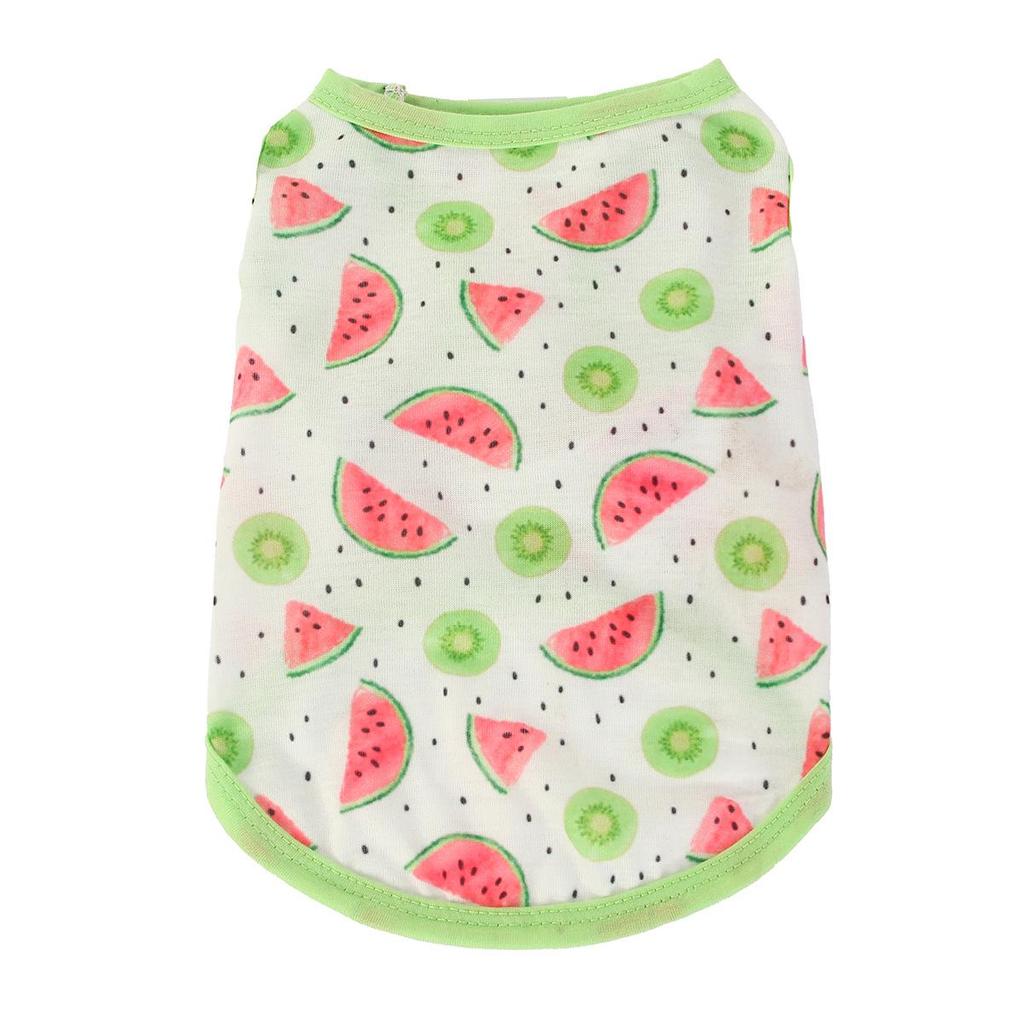 Fruit Series Dog Vest: Watermelon, Lemon, Cherry Designs