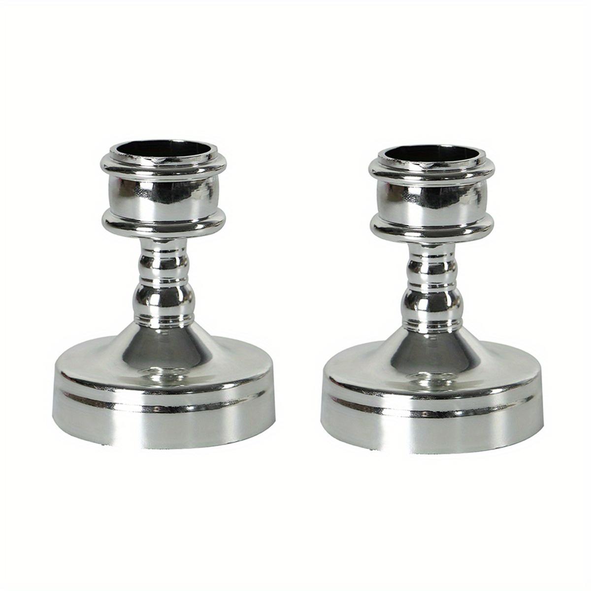 

2 шт. Подсвечник, Электрогальванический подсвечник на длинной ножке для центрального элемента, Ужин при свечах, Юбилей свадьбы, Украшение стола