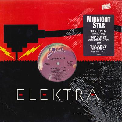 12inch Record MIDNIGHT STAR - Headlines 066851 SOLAR 1986 US Dance & Electronica Used