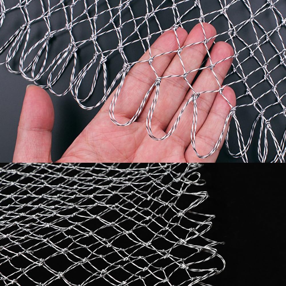 HERCULES PE Landing Net Replacement for Replacement Landing Fishing Replacement Net 2cm Diameter Depth 130cm Fishing, Net, Net, Only, Mesh,