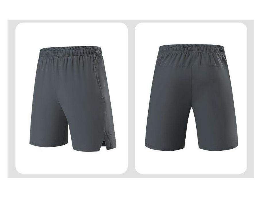 Men's Summer Quick-Dry Athletic Shorts: Breathable, Ice-Feel, Five-Point Length for Running, Fitness, and Basketball.