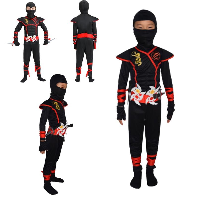 Nový Halloweenský Cosplay Anime Kostým Pro Děti Samurajský Kostým Ninja Oblečení Od Yixi Apparel Vhodný Pro Divadelní Představení