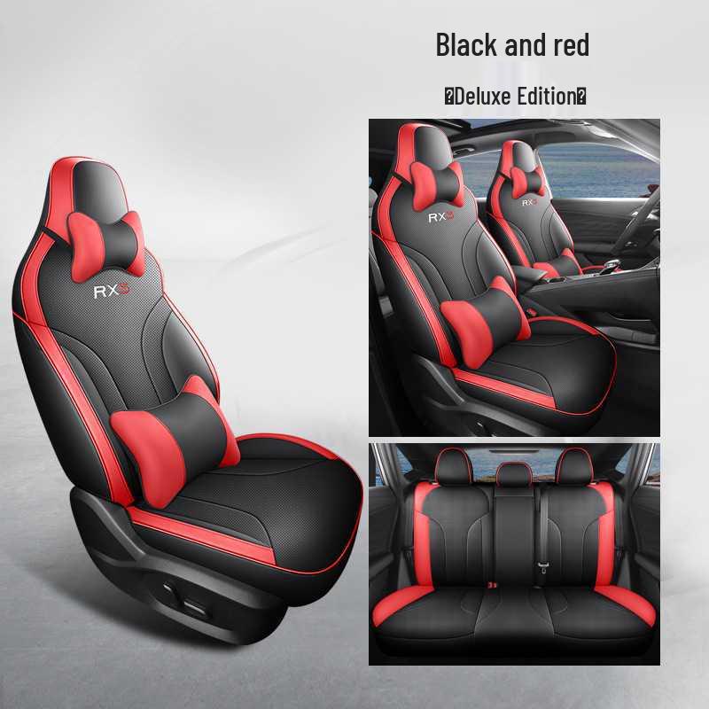 Leather Car Seat Cushion for Roewe RX5 - All-Season, Five-Seater Design