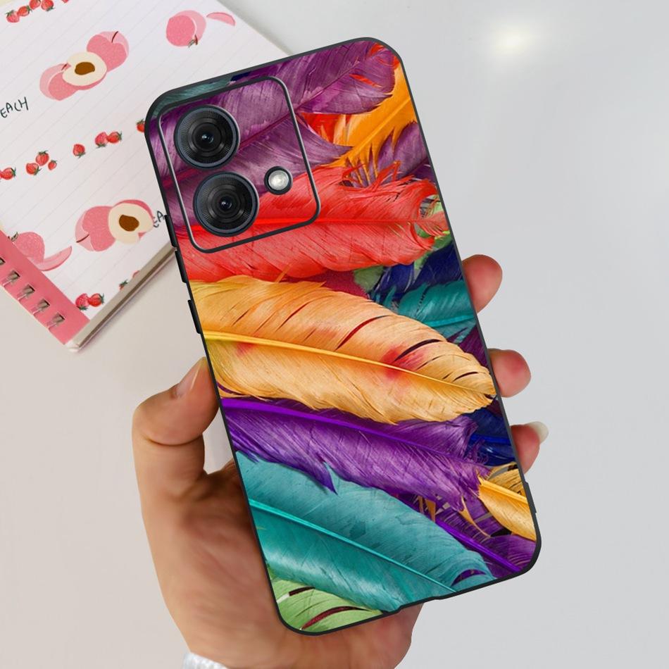 For Motorola Moto G84 Case MotoG84 G 84 5G 2023 Cute Painted Soft Silicone TPU Phone Back Cover Bumper
