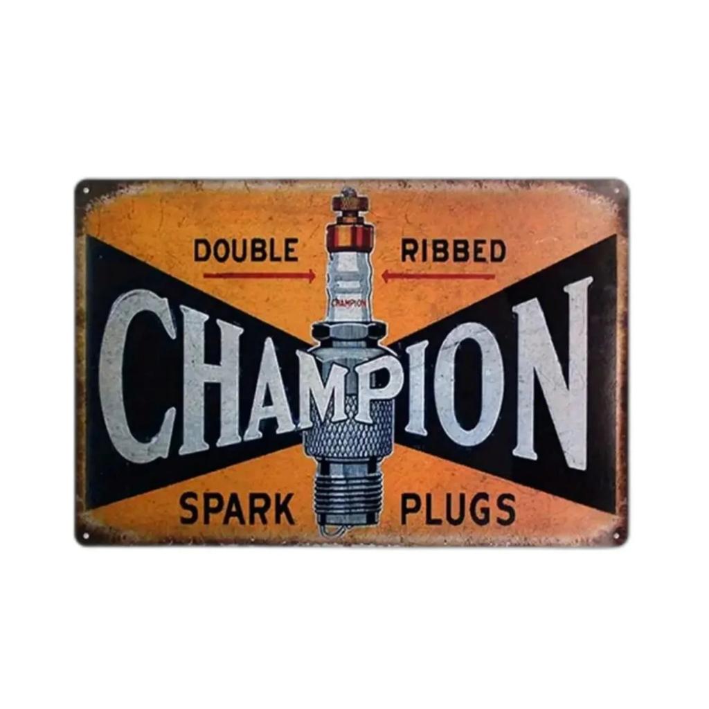 Retro Vintage Gassmotorolje Metallskilt Morsom Plakett Veggkunst Plakater Dekor for Garasje Kafé Bar Pub Mannshule Veggdekorasjon