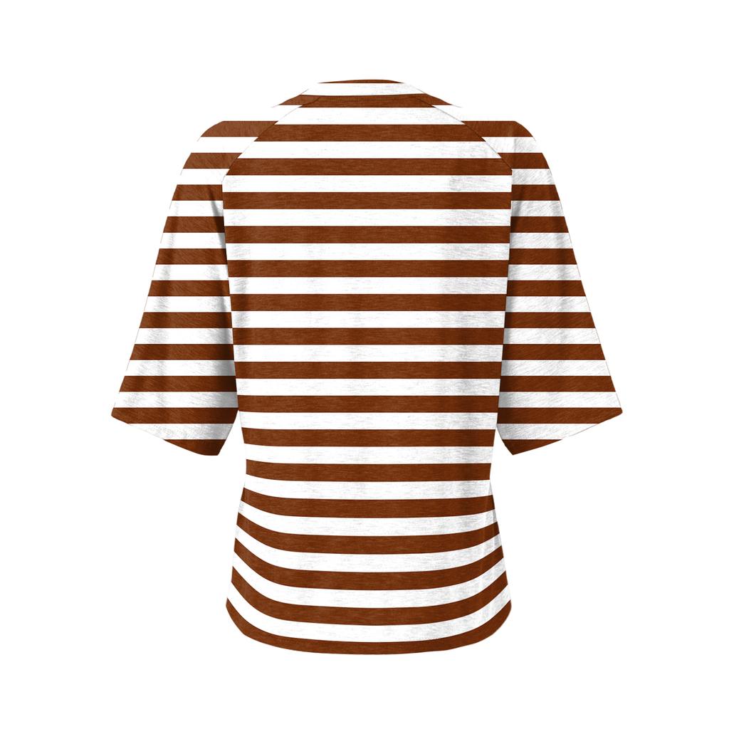 Women's Post-operative Short-sleeved  Color Shirt With Four Pockets