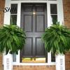 Realistic Faux Fern 1 Set Artificial UV Resistant Home Office Wedding Greenery Eco-friendly Indoor Outdoor Garden Yard Plastic Plants Fake Leaves