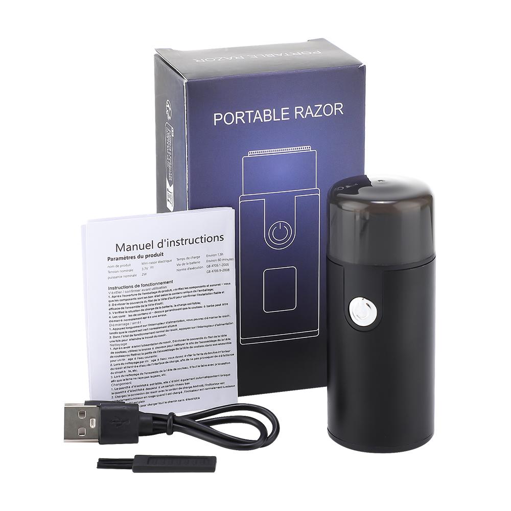 Mini Cestovní Elektrický Holicí Strojek Kompaktní USB Kapsle Cestovní Holicí Strojek Rychlé Holení Tichý Výkonný Ultra Přenosný Životní Síla