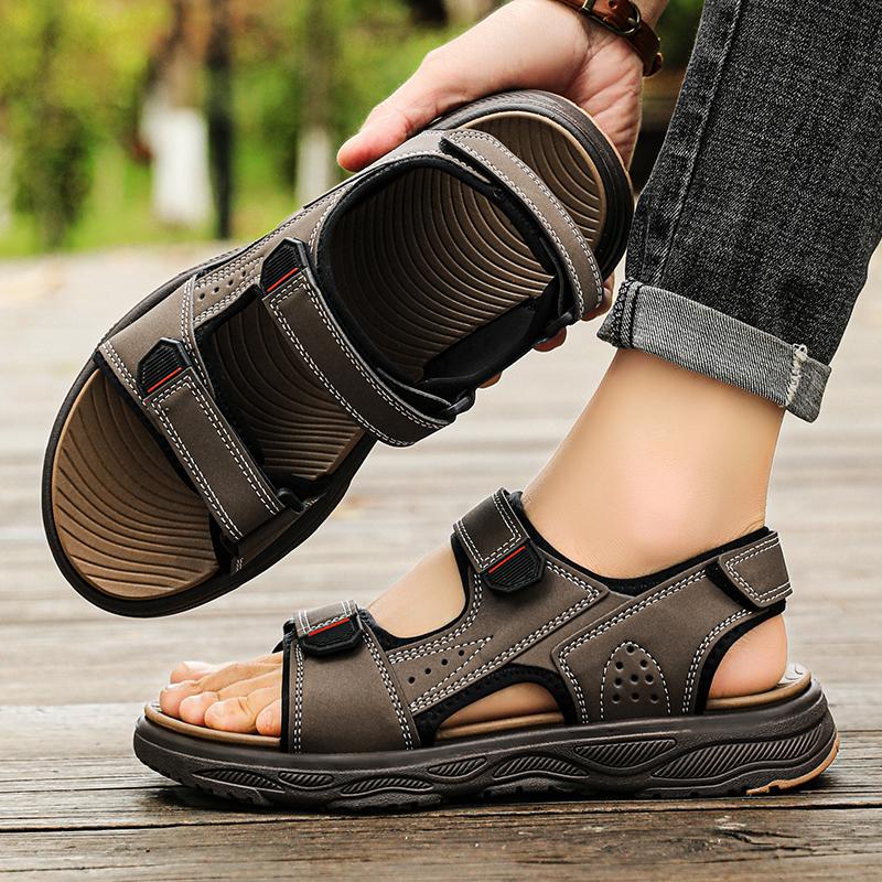 Fashion Summer Men's Sandals 2025 New Sandals Slippers Non-slip Waterproof Wading Shoes Beach Flip-flops Soft-soled Slippers Men's Shoes