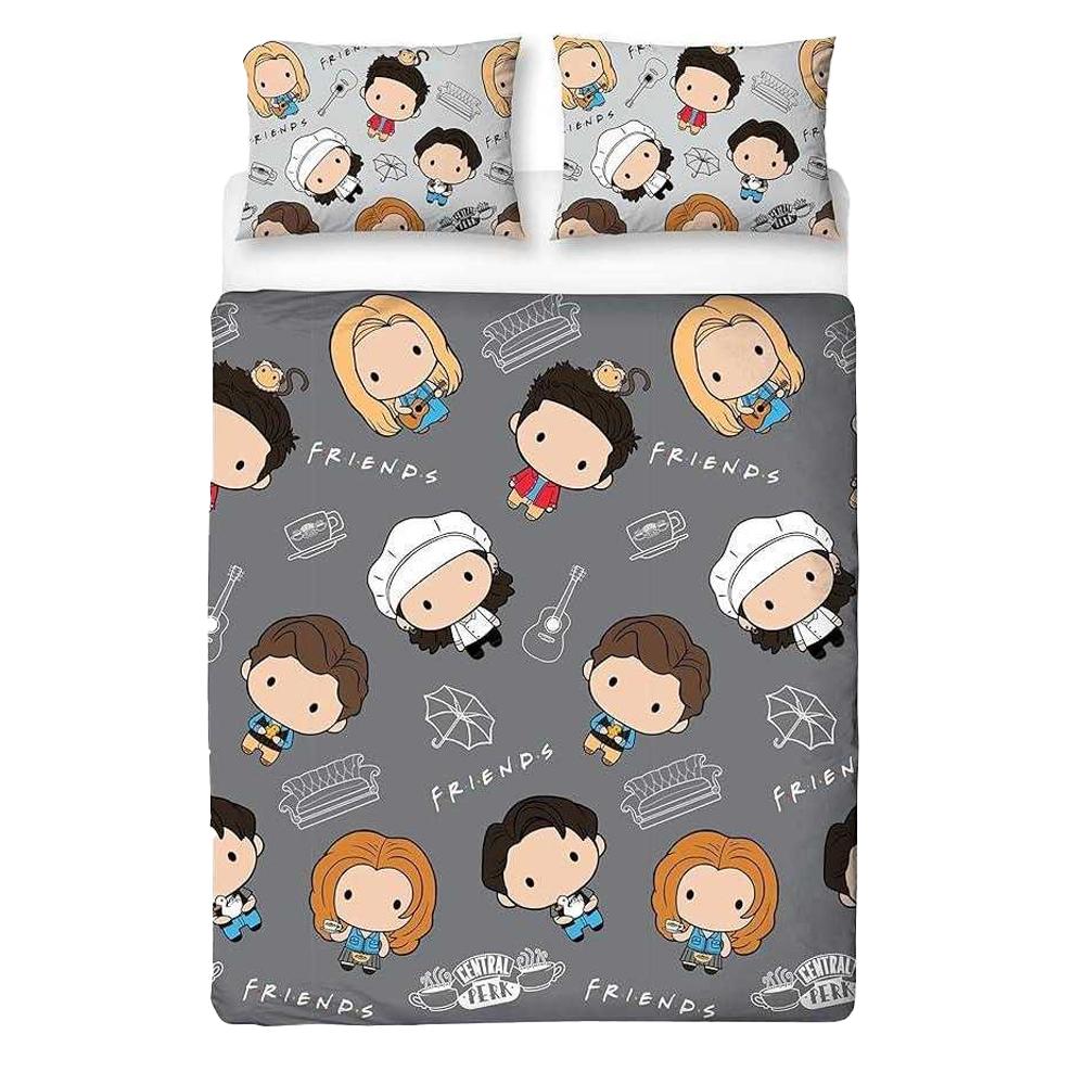 Friends Chibi Reversible Duvet Set
