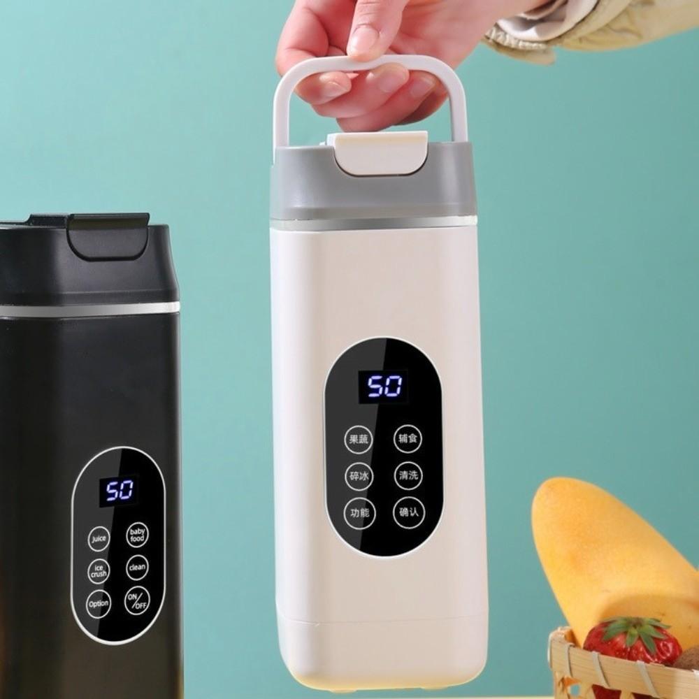 USB Rechargeable Smoothie Blender Electric Display Ice Crusher Electric Juicer  Outdoor Use