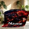 Custom Name Personalized BLEACH Print Blanket, Home Decor, Bedroom, Sofa, Camping, Couch, Gifts for Birthday ChristmasEnthusiasts