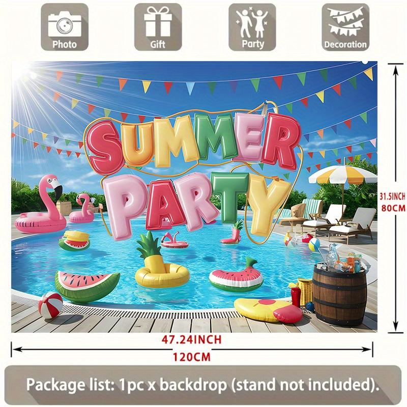 2D Floor Plan  1 Summer Party Backdrop Decoration Photography Props  Home Decor  Room Decor  Wall Decor