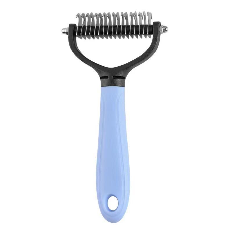 Double-Sided Pet De-Matting Comb for Dogs & Cats - Grooming & Hair Removal Tool