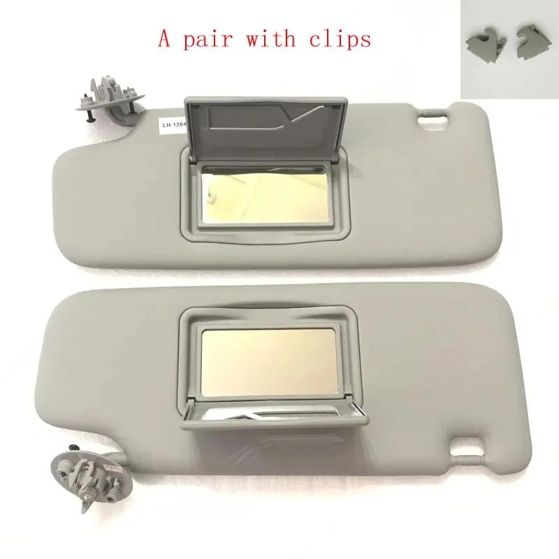 Car Interior Sun Visor For Chevrolet Chevy Sonic 2012-2020 Spark 2013-2022 Aveo 2011-2015 Daewoo Matiz Panel With Makeup Mirror