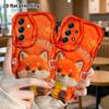 Phone case: 2D flat, suitable for Samsung Galaxy A34 A35 M05 M06 S20 S22 S21 FE Plus 5G protective case, plush little fox, perfect Christmas and Hallo